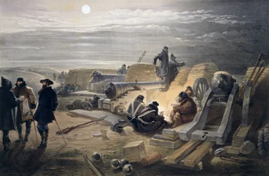 Een rustige nacht in de batterijen, plaat uit 